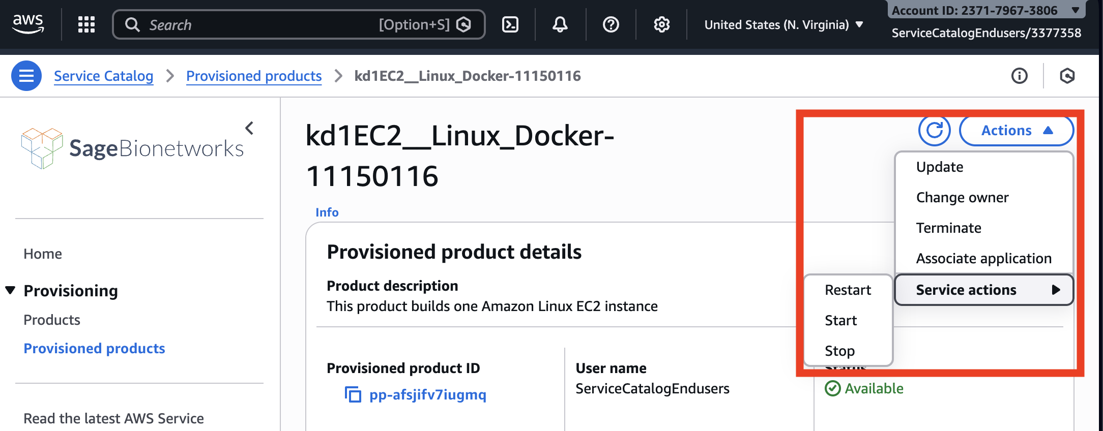 Service Catalog Service Actions.png